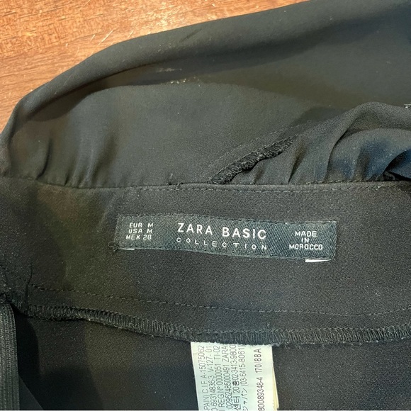 Black Zara Tailored Shorts Romper - Picture 5 of 6